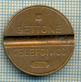 JETON 305 PENTRU COLECTIONARI - GETTONE TELEFONICO - 7705(EMIS MAI 1977) - ITALIA -STAREA CARE SE VEDE foto