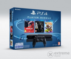 Playstation 4, noi/sigilate, 3 jocuri incluse foto