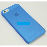 Bumper husa plastic iPhone 5 blue, Albastru