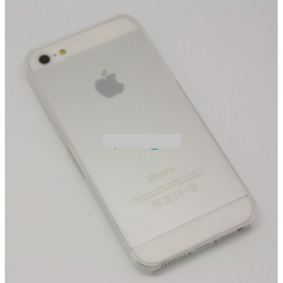 Bumper husa plastic iPhone 5 clear foto