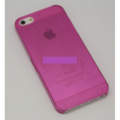 Bumper husa plastic iPhone 5 roz