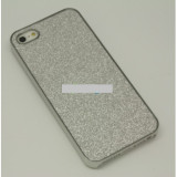 Bumper husa plastic iPhone 5 silver sparks, Argintiu