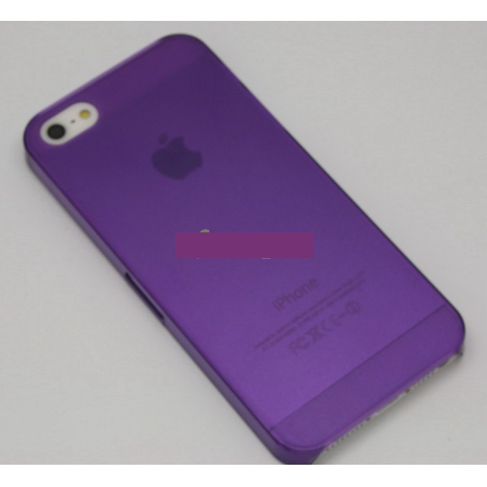 Bumper husa plastic iPhone 5 mov