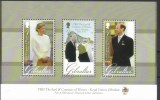 GIBRALTAR 2012, Printul Edward, bloc neuzat, MNH