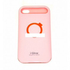 Husa bumper silicon iPhone 5 5s iGlow roz