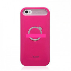 Husa bumper i Glow iPhone 5 5s ciclam