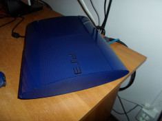 Consola Sony PlayStation 3 Slim, 500GB + 2 Controller DualShock 3, Albastru foto