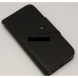 Husa piele iPhone 5 5s neagra, Negru, iPhone 5/5S, Piele Ecologica, Apple