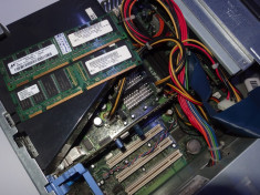 Sistem PC desktop carcasa cu sursa, placa de baza + procesor, unitate optica, placa video IEFTIN ( 01 ) foto