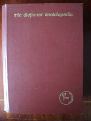 Mic dictionar enciclopedic foto