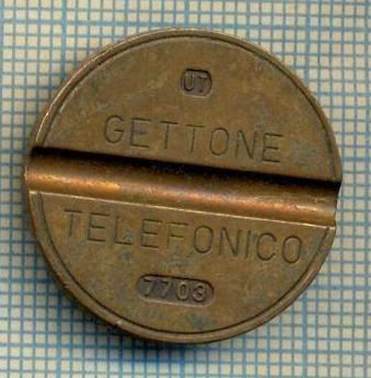 JETON 300 PENTRU COLECTIONARI - GETTONE TELEFONICO -UT 7703(EMIS MARTIE 1977) - ITALIA -STAREA CARE SE VEDE foto
