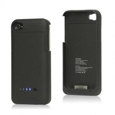 Husa Acumulator Extern iPhone 4s 1900mAh Negru foto