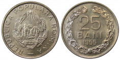 Romania - 25 Bani 1955 - UNC Piesa de colectie ! foto