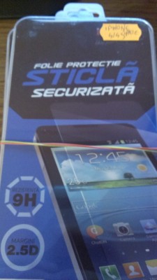 Folie sticla iPhone 4s pachet spate + fata tempered glass foto