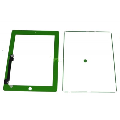 Kit touchscreen iPad 4 verde foto