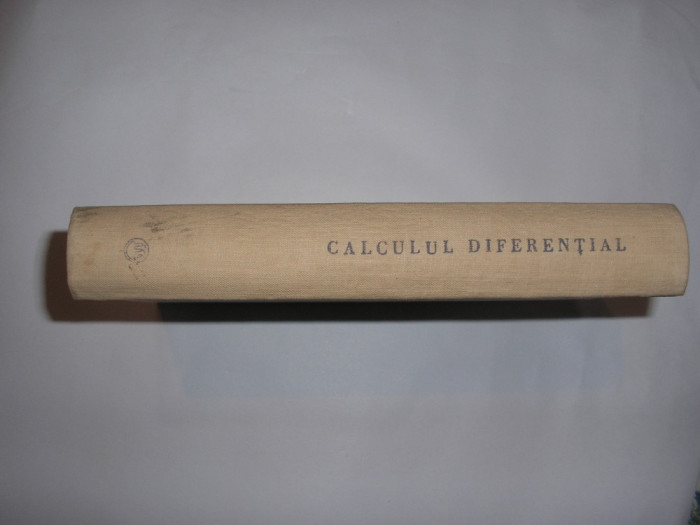 Calcul Diferential - N.n. Luzin,RF7/2