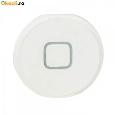 Home button iPad 4 alb foto