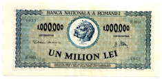 ROMANIA 1 000 000 1000000 LEI 16 APRILIE 1947 STARE AUNC foto