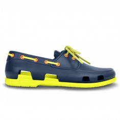 Crocs Beach Line Boat Shoe Navy Citrus (CRC513-BENY) foto