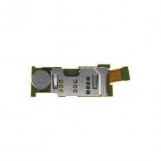 Folie banda flex cu suport cititor cartela SIM card memorie microSD micro SD holder Nokia E52, E55 Originala Original NOUA NOU foto
