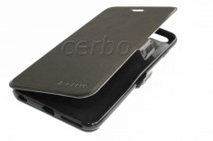 HUSA iPhone 6 PLUS cu inchidere magnetica negru + FOLIE CADOU UB foto