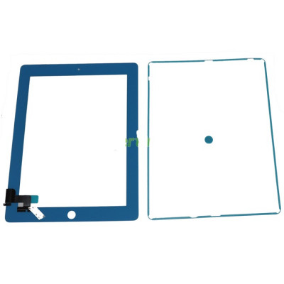 Kit touchscreen iPad 2 albastru foto