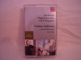 Vand caseta audio Beethoven - Piano Concertos 4 &amp; 5- Vladimir Ashkenazy, orig, Casete audio, decca classics