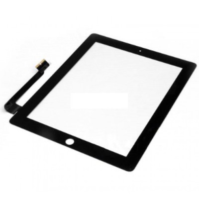 Touchscreen geam iPad 3 4 negru copy foto
