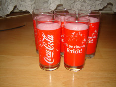 Set 5 pahare Noi COCA COLA foto