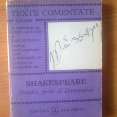 k0 William Shakespeare - Hamlet, print al Danemarcei (Texte comentate)