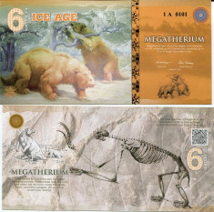 EPOCA DE GHEATA(ICE AGE)- 6 ICE DOLLARS 2015- UNC!! foto