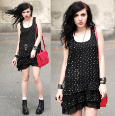 Rochie dama Pull and Bear cu imprimeu S foto