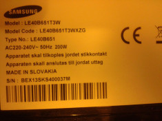 Module LCD Samsung LE 40 B 651 foto