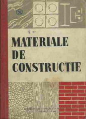 MATERIALE DE CONSTRUCTIE, MANUAL PENTRU ELEVII SCOLILOR PROFESIONALE DIN ANUL I foto