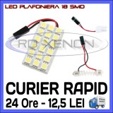 BEC AUTO LED LEDURI PLACUTA PLAFONIERA - 18 SMD - SOFIT FESTOON C5W C10W T10 W5W