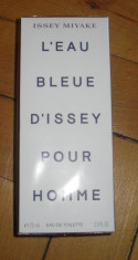 Vand parfum original Issey Miyake L&amp;#039;eau Bleue D&amp;#039;Issey pour Homme - 75ml foto