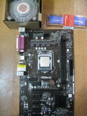 Kit placa de baza ASROCK + CPU i3-G3220 + 8 Gb RAM impecabil cu garantie foto