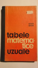 E. Rogai, C. Teodorescu - Tabele matematice uzuale (1972) foto