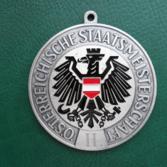 Medalie austriaca. campionatul national de hochei feminin, locul II - 1990