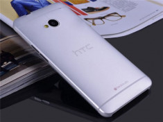 Husa HTC ONE M7 Ultra Slim 0.3mm Mata White foto