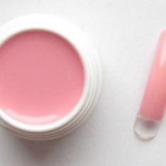 Gel UV color pentru unghii false Amelie Polonia de 5gr, gel colorat La Viva Pink