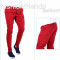 Pantaloni tip ZARA MAN grena - pantaloni barbati - pantaloni conici- 3599