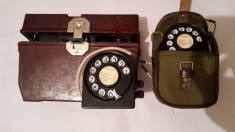 Telefon militar de campanie tip TC 72 foto