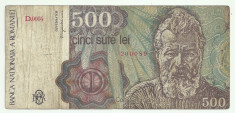 ROMANIA 500 LEI 1991 [9] foto