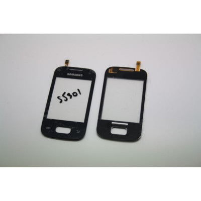 Touchscreen Samsung Galaxy Pocket+ negru S5301 foto