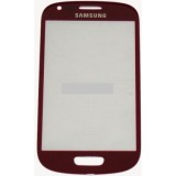 Geam Sticla glass Samsung s3 mini i8190 rosu