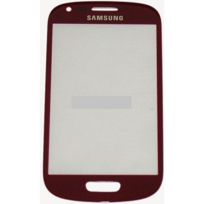 Geam Sticla glass Samsung s3 mini i8190 rosu