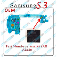 IC audio Samsung S3 i9300 i9305 WM1811AE foto