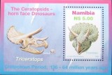 NAMIBIA 1997 - DINOZAURI 1 S/S, NEOBLITERATA - AS 102