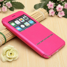 Husa iPhone 6 Plus 6S Plus S-VIEW Pink foto